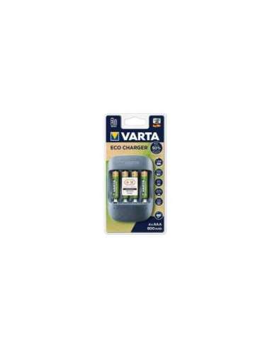 CARGADOR VARTA ECO + 4AAA RECYCLED 800MAH INCLUIDAS - A002950818 VARTA 57680101421