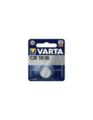 PILA BOTÓN CR1616 3V LITIO (BLÍSTER 1U) - A002950946 VARTA 6616112401