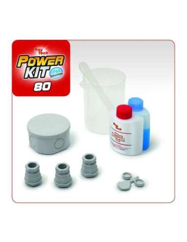 Power Kit 80 - caja d80 x h40 + Magic Power Gel 250 + 2 prensaestopas - A002976927 ESTIARE POWER-80