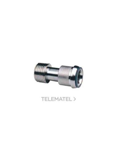 RACOR TELESCÓPICO CÓNICO R173 3/8 LATÓN CROMADO - A003217576 GIACOMINI R173X002 (EMBALAJE DE 50 UNIDADES)