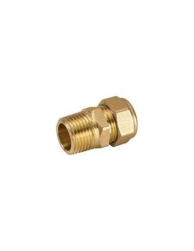 RACOR RECTO M 311 1/2X15 CON ADAPTADOR TUBO COBRE - A003220712 GIACOMINI 311Y001