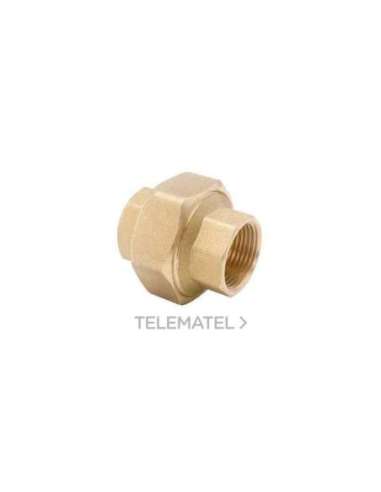UNIÓN LATÓN H-H 3 PIEZAS TH340 1/2 METALGRUP SA 325002 (EMBALAJE DE 10 UNIDADES)