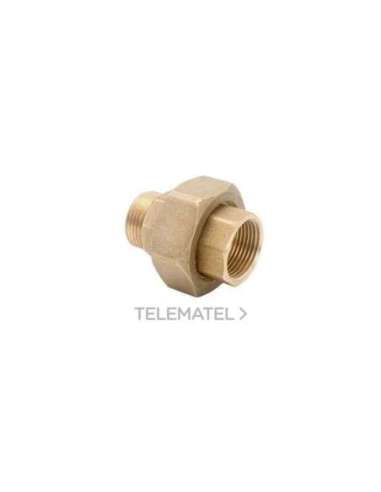 UNIÓN LATÓN M-H 3 PIEZAS TH341 1/2 - A003259289 METALGRUP SA 326002 (EMBALAJE DE 10 UNIDADES)