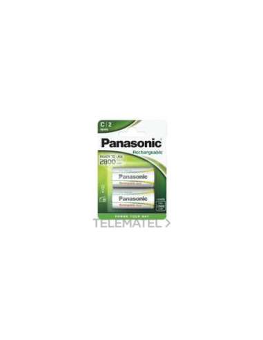 PILAS RECARGABLES HHR-2SRE/2B TIPO R-14/D 1