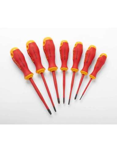 Kit de 7 destornilladores aislados