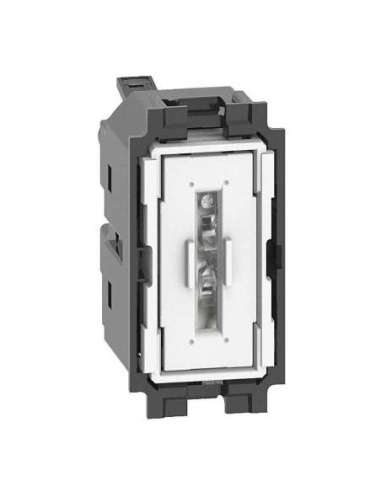 Conmutador Living Now iluminable - 10 AX-250 Vca - 1 módulo - A003863278 LEGRAND K4003A (EMBALAJE DE 10 UNIDADES)