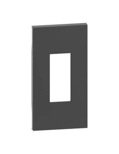 Frontal base RJ45 Living Now - Dark - 2mod LEGRAND KG07M2 (EMBALAJE DE 10 UNIDADES)