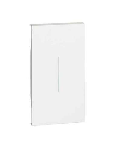 Tecla Living Now - neutra - Blanco - 2 módulos - A003863591 LEGRAND KW01M2 (EMBALAJE DE 10 UNIDADES)