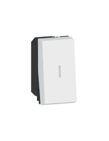 Conmutador Mosaic EasyLed - 1 módulo - 20AX - Blanco - A003863699 LEGRAND 077060L (EMBALAJE DE 10 UNIDADES)