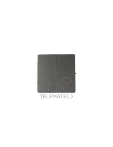 Tecla doble para mecanismos de persianas sin enclavamiento de seguridad titanio Simon 8 - A003870582 SIMON 8200029-096