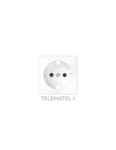 Tapa con dispositivo de seguridad para base de enchufe schuko blanco mate Simon 82 Conc - A003870587 SIMON 8200041-090