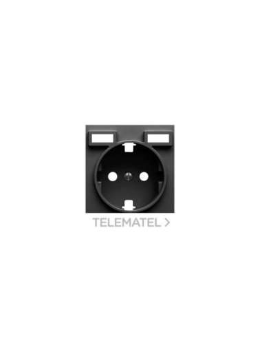 Tapa para la base de enchufe schuko con 2 cargadores USB A + C 10