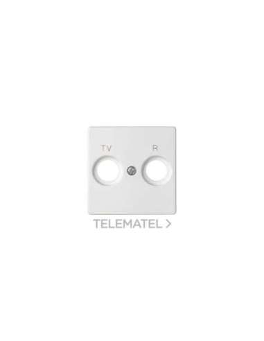 Placa para tomas inductivas de R-TV blanco mate Simon 82 Concept - A003870602 SIMON 8200053-090
