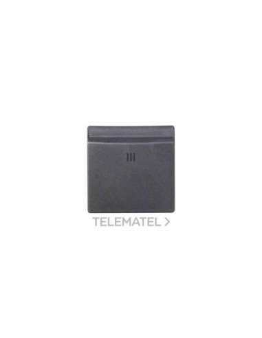 Tapa con visor para interruptor de tarjeta mecánico o electrónico titanio Simon 82 Conc - A003870618 SIMON 8200078-096