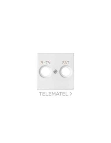 Placa para tomas inductivas R-TV+SAT blanco mate Simon 82 Concept - A003870620 SIMON 8200097-090