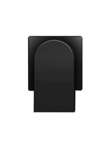 Tapa para conector de fibra óptica negro mate Simon 82 Concept SIMON 8200545-098 (EMBALAJE DE 5 UNIDADES)