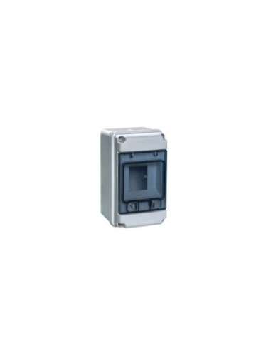 COFRET DISTRIBUCIÓN IP65 SUPERFICIE 1x4 MÓDULOS (ABS) REGLETA NEUTRO O TIERRA - A003875197 IDE CDN4G/R (EMBALAJE DE 15 UNIDADES)