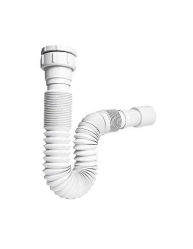 SIFÓN UNIVERSAL EXTENSIBLE BLANCO CABEL (1”½ - 1”¼ / Ø32-Ø40) - A003924901 CABEL 30719756