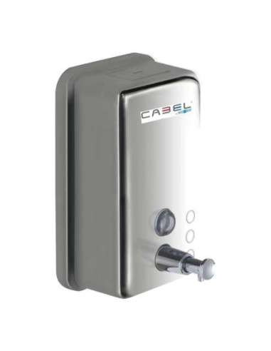 Dosificador de jabón vertical 1200 ml Inox brillo CABEL 03001.CABEL.B