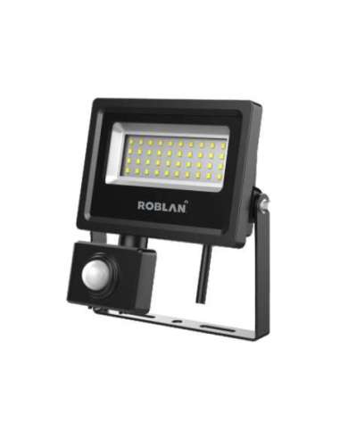 PROYECTOR LED X SENSOR SMD 10W 4000K 1300LM 100-240V IP65 - A003947561 ROBLAN MHLX10FPIR