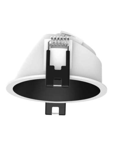 ARO ACCESORIO FLIP REDONDO BLANCO / NEGRO ASIMÉTRICO 75MM - A003947621 ROBLAN FLIPRW75BN