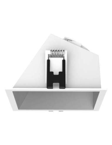 ARO ACCESORIO FLIP CUADRADO BLANCO / PLATA ASIMÉTRICO 90MM - A003947634 ROBLAN FLIPSW90BS