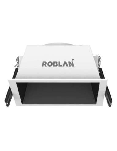 ARO ACCESORIO FLIP CUADRADO BLANCO / NEGRO 75MM - A003947637 ROBLAN FLIPSF75BN