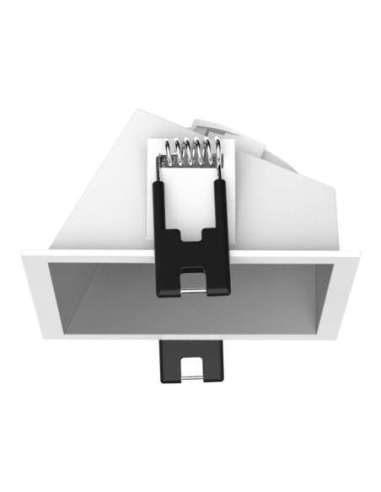 ARO ACCESORIO FLIP CUADRADO BLANCO / PLATA ASIMÉTRICO 75MM - A003947659 ROBLAN FLIPSW75BS