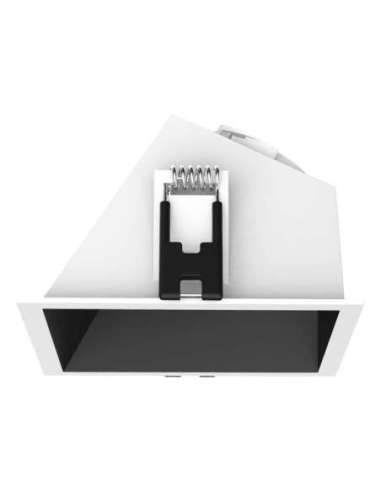 ARO ACCESORIO FLIP CUADRADO BLANCO / NEGRO ASIMÉTRICO 90MM - A003947680 ROBLAN FLIPSW90BN