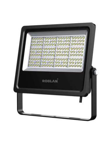 PROYECTOR LED SMD 100W 6500K 14.000LM 100-277V 120° IP65 NEGRO - A003947895 ROBLAN MHLX100BA