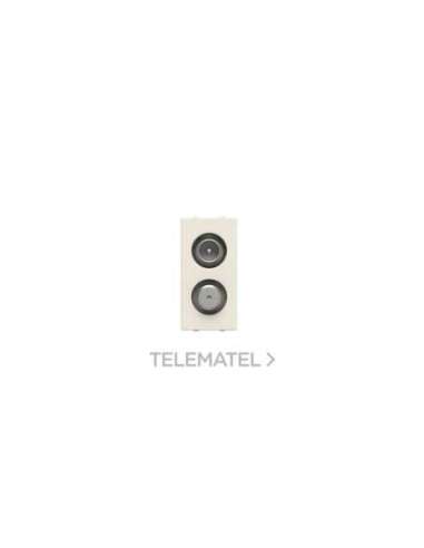 Toma TV/SAT - 1M - BL N2151.7 BL - A004444494 NIESSEN N2151.7 BL (EMBALAJE DE 10 UNIDADES)