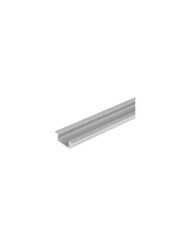 Perfil plano forma de U aluminio LS AY-PF04/U/17X7/12/2 5X5X1 (2m) LED_LED 4058075401624 (EMBALAJE DE 25 UNIDADES)