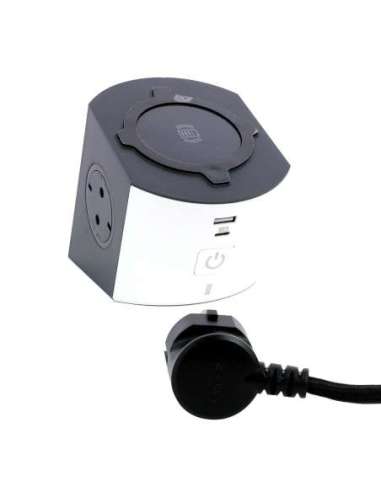 Base múltiple con estación de carga inalámbrica inclinada para smartphones