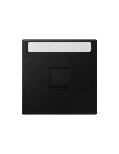 Placa Mod. Jack-Rad 1 toma LS negro mate - A004513861 JUNG LS1969-1NAWESWM