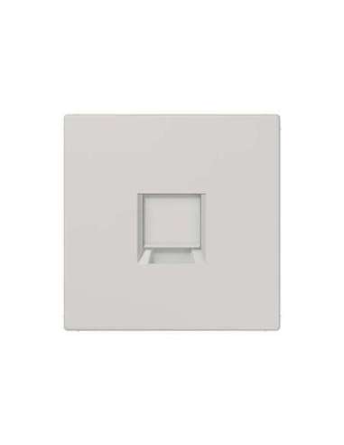 Placa Mod. Jack-Rad. 1 toma LS gris cl - A004513865 JUNG LS1969-1WELG (EMBALAJE DE 10 UNIDADES)