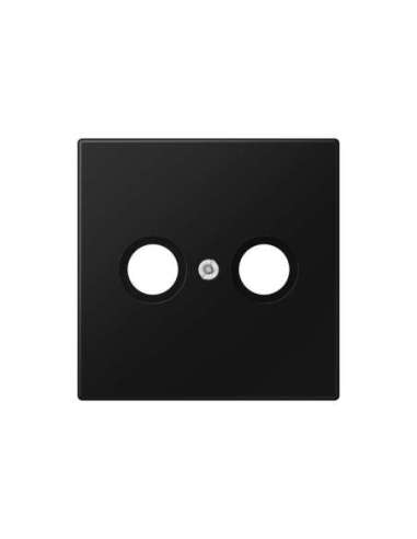 Placa toma TV. LS negro mate - A004514113 JUNG LS990TVSWM