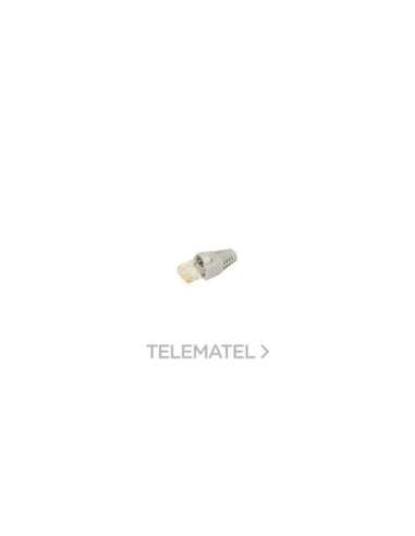 Conector RJ45 UTP Cat 6 + protector gris caja plástica - A004563918 TELEVES 209962 (EMBALAJE DE 25 UNIDADES)