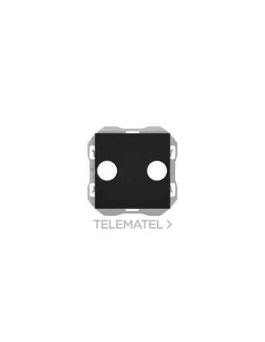 Tapa para toma de señal R-TV+SAT negro mate Simon 270 - A004659923 SIMON 20000053-098