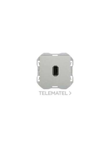 Conector USB 2.0 tipo A aluminio Simon 270 - A004659930 SIMON 20000090-093