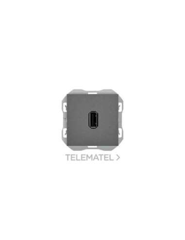 Conector USB 2.0 tipo A titanio Simon 270 - A004659933 SIMON 20000090-096