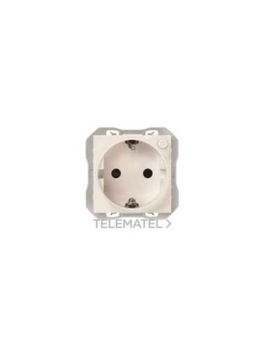 Base de enchufe schuko Simon iO 16A 230 V~ con sistema de embornamiento a tornillo blan - A004660255 SIMON 21000432-090
