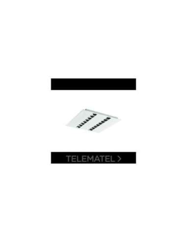 LUMINARIA OPTIX EMPOTRADO 600X600 2L SO 4000K ALUMINIO SYLVANIA 2023594