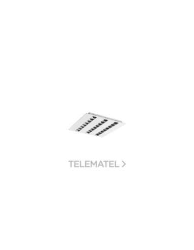 LUMINARIA OPTIX EMPOTRADO 600X600 3L 4000K ALUMINIO DALI SYLVANIA 2023609