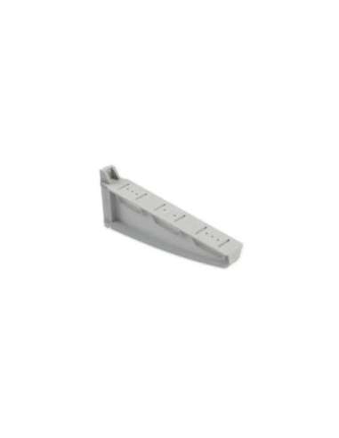 60 Soporte horizontal aislante gris RAL7035 600 U48X 60603-44 UNEX 60603-44 (EMBALAJE DE 4 UNIDADES)