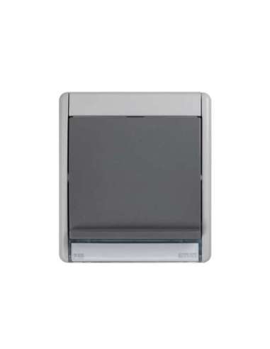 Base de enchufe schuko componible IP55 16AX con sistema de embornamiento rápido gris Si - A005201652 SIMON 4400432-035