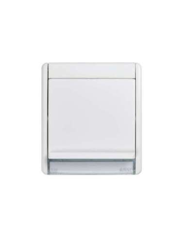 Toma de señal TV única componible IP55 blanca Simon Aqua - A005201653 SIMON 4400466-030 (EMBALAJE DE 5 UNIDADES)