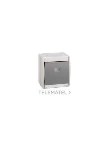 Conmutador monobloc IP55 10AX 250V~ con sistema de embornamiento rápido blanco Simon Aq - A005201670 SIMON 4490201-030