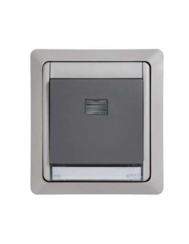 Conmutador monobloc IP55 10AX 250V~ gris Simon Aqua - A005201679 SIMON 4499201-035