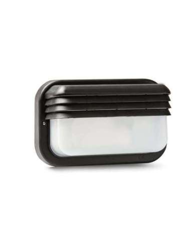 Aplique Ecoled E27 18W horizontal con difusor termoplástico negro - A005319291 FAMATEL 4413G