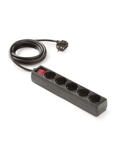Base 5 tomas con interruptor TT 16A 250V con cable 1